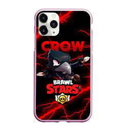 Чехол iPhone 11 Pro матовый BRAWL STARS CROW