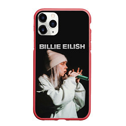 Чехол iPhone 11 Pro матовый BILLIE EILISH, цвет: 3D-красный