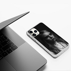 Чехол iPhone 11 Pro матовый BILLIE EILISH, цвет: 3D-белый — фото 2