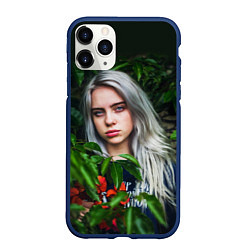 Чехол iPhone 11 Pro матовый BILLIE EILISH, цвет: 3D-тёмно-синий