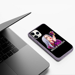 Чехол iPhone 11 Pro матовый BILLIE EILISH, цвет: 3D-серый — фото 2