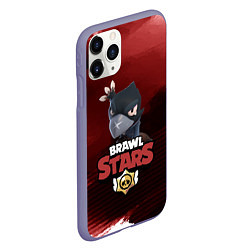 Чехол iPhone 11 Pro матовый BRAWL STARS CROW, цвет: 3D-серый — фото 2