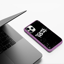 Чехол iPhone 11 Pro матовый My Chemical Romance, цвет: 3D-фиолетовый — фото 2