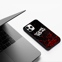 Чехол iPhone 11 Pro матовый My Chemical Romance, цвет: 3D-черный — фото 2