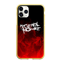 Чехол iPhone 11 Pro матовый My Chemical Romance, цвет: 3D-желтый