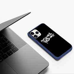 Чехол iPhone 11 Pro матовый My Chemical Romance spider, цвет: 3D-тёмно-синий — фото 2