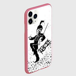 Чехол iPhone 11 Pro матовый My Chemical Romance, цвет: 3D-малиновый — фото 2