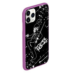 Чехол iPhone 11 Pro матовый My Chemical Romance, цвет: 3D-фиолетовый — фото 2