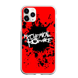 Чехол iPhone 11 Pro матовый MY CHEMICAL ROMANCE, цвет: 3D-белый