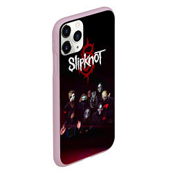 Чехол iPhone 11 Pro матовый Slipknot, цвет: 3D-розовый — фото 2