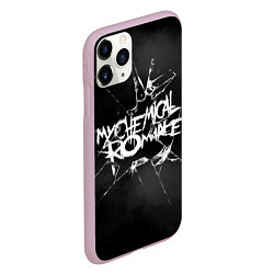 Чехол iPhone 11 Pro матовый MY CHEMICAL ROMANCE, цвет: 3D-розовый — фото 2