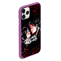 Чехол iPhone 11 Pro матовый My Chemical Romance, цвет: 3D-фиолетовый — фото 2