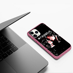 Чехол iPhone 11 Pro матовый My Chemical Romance, цвет: 3D-малиновый — фото 2