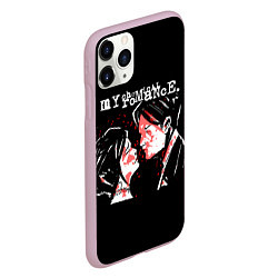 Чехол iPhone 11 Pro матовый My Chemical Romance, цвет: 3D-розовый — фото 2