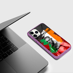 Чехол iPhone 11 Pro матовый Конор, цвет: 3D-фиолетовый — фото 2