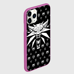 Чехол iPhone 11 Pro матовый ВЕДЬМАК, цвет: 3D-фиолетовый — фото 2