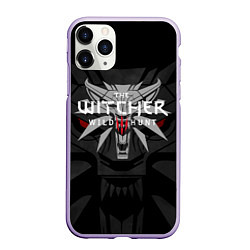 Чехол iPhone 11 Pro матовый ВЕДЬМАК, цвет: 3D-светло-сиреневый