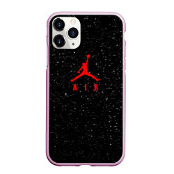 Чехол iPhone 11 Pro матовый MICHAEL JORDAN, цвет: 3D-розовый