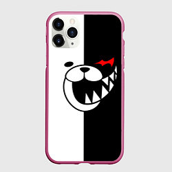 Чехол iPhone 11 Pro матовый MONOKUMA КАПЮШОН