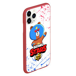 Чехол iPhone 11 Pro матовый BRAWL STARS EL BROWN, цвет: 3D-красный — фото 2