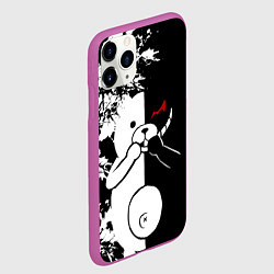 Чехол iPhone 11 Pro матовый Monokuma, цвет: 3D-фиолетовый — фото 2
