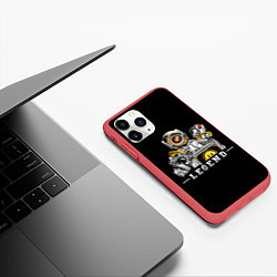 Чехол iPhone 11 Pro матовый Патфайндер, цвет: 3D-красный — фото 2