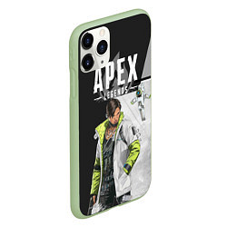Чехол iPhone 11 Pro матовый Apex Legends, цвет: 3D-салатовый — фото 2