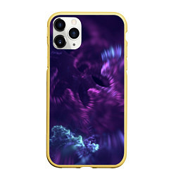 Чехол iPhone 11 Pro матовый Магия, цвет: 3D-желтый