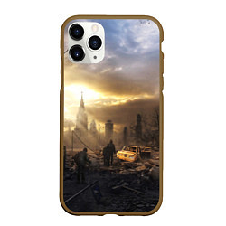 Чехол iPhone 11 Pro матовый Сталкер, цвет: 3D-коричневый