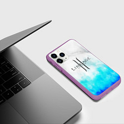 Чехол iPhone 11 Pro матовый LINEAGE 2, цвет: 3D-фиолетовый — фото 2