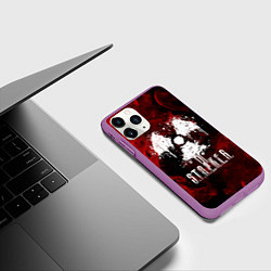 Чехол iPhone 11 Pro матовый STALKER 2, цвет: 3D-фиолетовый — фото 2