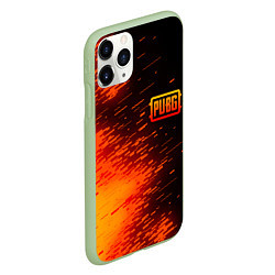 Чехол iPhone 11 Pro матовый PUBG, цвет: 3D-салатовый — фото 2