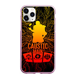 Чехол iPhone 11 Pro матовый Apex Legends Caustic Main, цвет: 3D-розовый