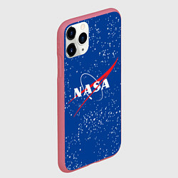 Чехол iPhone 11 Pro матовый NASA, цвет: 3D-малиновый — фото 2