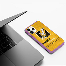 Чехол iPhone 11 Pro матовый Bandit R6s, цвет: 3D-фиолетовый — фото 2