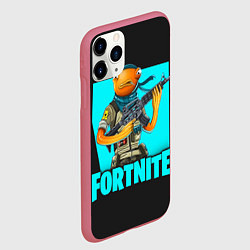 Чехол iPhone 11 Pro матовый Fortnite, цвет: 3D-малиновый — фото 2