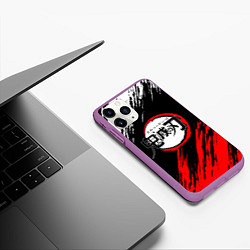 Чехол iPhone 11 Pro матовый KIMETSU NO YAIBA, цвет: 3D-фиолетовый — фото 2