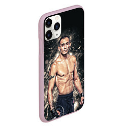 Чехол iPhone 11 Pro матовый Тони Фергюсон, цвет: 3D-розовый — фото 2