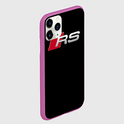 Чехол iPhone 11 Pro матовый AUDI RS, цвет: 3D-фиолетовый — фото 2
