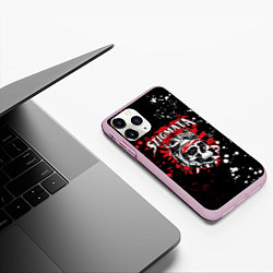 Чехол iPhone 11 Pro матовый Stigmata, цвет: 3D-розовый — фото 2