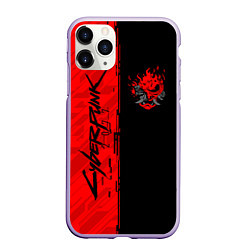 Чехол iPhone 11 Pro матовый CYBERPUNK 2077