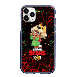 Чехол iPhone 11 Pro матовый BRAWL STARS NITA, цвет: 3D-серый