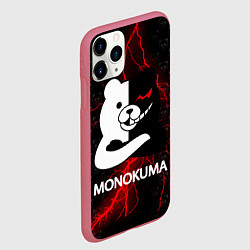 Чехол iPhone 11 Pro матовый MONOKUMA, цвет: 3D-малиновый — фото 2