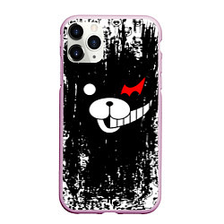 Чехол iPhone 11 Pro матовый MONOKUMA, цвет: 3D-розовый