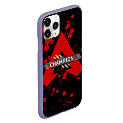 Чехол iPhone 11 Pro матовый Apex Legends Champion, цвет: 3D-серый — фото 2