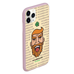 Чехол iPhone 11 Pro матовый MCGREGOR, цвет: 3D-розовый — фото 2