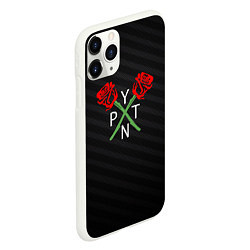 Чехол iPhone 11 Pro матовый ТИКТОКЕР - PAYTON MOORMEIE, цвет: 3D-белый — фото 2