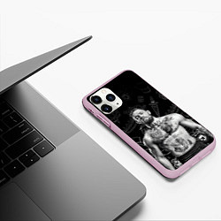 Чехол iPhone 11 Pro матовый CONOR McGREGOR, цвет: 3D-розовый — фото 2