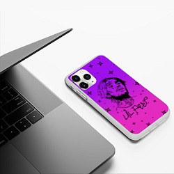 Чехол iPhone 11 Pro матовый LIL PEEP, цвет: 3D-белый — фото 2