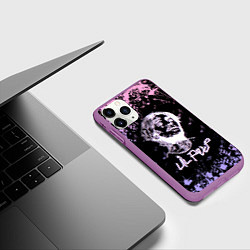 Чехол iPhone 11 Pro матовый LIL PEEP, цвет: 3D-фиолетовый — фото 2